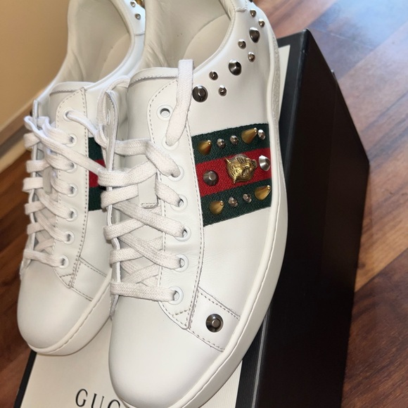 Gucci ace spike sneakers - Picture 1 of 9